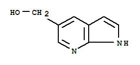 5-(羟甲基)-1H-吡咯并[2,3-B]吡啶结构式