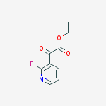 Structure of ethyl 2-(2-fluoropyridin-3-yl)-2-oxoacetate