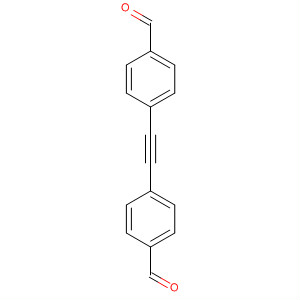 Structure of Benzaldehyde, 4,4'-(1,2-ethynediyl)bis-