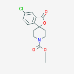 Structure of tert-Butyl 5-chloro-3-oxo-3H-spiro[isobenzofuran-1,4'-piperidine]-1'-carboxylate