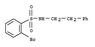 Structure of N-Phenethyl 2-bromobenzenesulphonamide