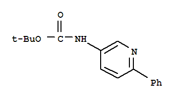 Structure of 3-N-BOC-AMINO-6-PHENYLPYRIDINE