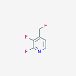 Structure of PYRIDINE,2,3-DIFLUORO-4-(FLUOROMETHYL)-