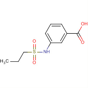 Structure of Benzoic acid, 3-[(propylsulfonyl)amino]-