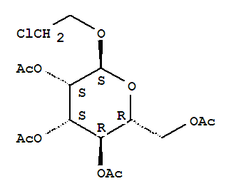 Structure of 2-Chloroethyl-2,3,4,6-tetra-O-acetyl-a-D-mannopyranoside