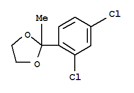 Structure of 2-(2,4-dichlorophenyl)-2-methyl-1,3-dioxolane