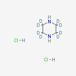 PIPERAZINE-D8 DIHYDROCHLORIDE结构式