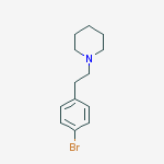 4-(2-Piperidinoethyl)-1-bromobenzene结构式