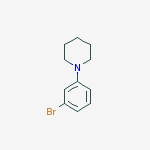 Structure of 1-(3-BROMOPHENYL)PIPERIDINE