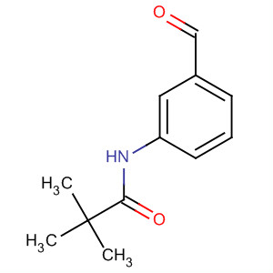 Structure of Propanamide, N-(3-formylphenyl)-2,2-dimethyl-