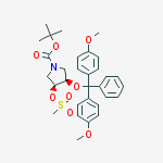 Structure of 1-Pyrrolidinecarboxylic acid, 3-hydroxy-4-phenyl-, 1,1-dimethylethyl ester, (3R,4S)-rel-