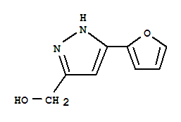 Structure of [5-(2-FURYL)-1H-PYRAZOL-3-YL]METHANOL
