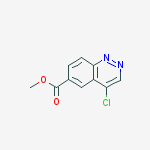 Structure of 4-Chloro-6-cinnolinecarboxylic acid methyl ester