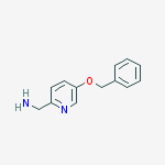 Structure of 1-[5-(BENZYLOXY)PYRIDIN-2-YL]METHANAMINE