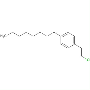 Structure of 1-(2-chloroethyl)-4-octyl-Benzene