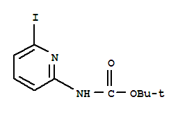 Structure of (6-IODO-PYRIDIN-2-YL)-CARBAMIC ACID TERT-BUTYL ESTER