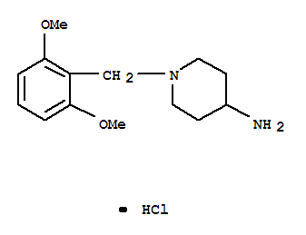 Structure of 1-(2,6-DIMETHOXYBENZYL)PIPERIDIN-4-AMINEDIHYDROCHLORIDE