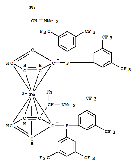 (AS,AS)-1,1#-BIS[-(DIMETHYLAMINO)BENZYL]-(R,R)-2,2#-BIS{BIS[3,5-BIS(TRIFL结构式