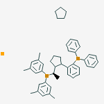 Structure of (S)-1-{(S)-2-[2-(DIPHENYLPHOSPHINO)PHENYL]FERROCENYL}ETHYLDI(3,5-XYLYL)PHOSPHINE