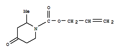 Structure of 1-ALLOC-2-METHYL-PIPERIDIN-4-ONE