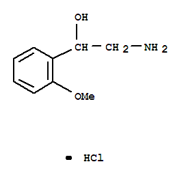 2-AMINO-1-(2-METHOXY-PHENYL)-ETHANOL HCL结构式