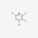 4-bromo-2,3,6-trifluoroPyridine结构式