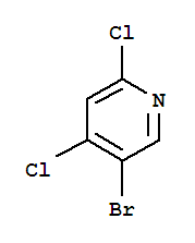 Structure of 5-BROMO-2,4-DICHLORO-PYRIDINE