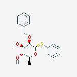 Phenyl-a-O-benzyl-1-thio-a-L-rhamnopyranoside结构式