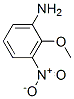 Chemical structure of 3-nitro-o-anisidine