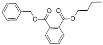 Structure of Butyl benzyl phthalate