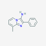 Structure of 8-Methyl-2-phenylimidazo[1,2-a]pyridin-3-amine
