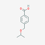 Structure of Benzoic acid, 4-[(1-methylethoxy)methyl]-