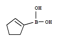 Structure of CYCLOPENTEN-1-YLBORONIC ACID