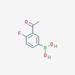Structure of (3-ACETYL-4-FLUOROPHENYL)BORONIC ACID