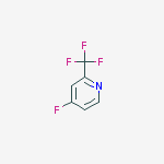Structure of pyridine, 4-fluoro-2-(trifluoromethyl)-
