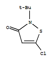 Structure of 2-tert-Butyl-5-chloroisothiazol-3(2H)-one