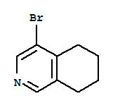 Structure of 4-BROMO-5,6,7,8-TETRAHYDRO-ISOQUINOLINE