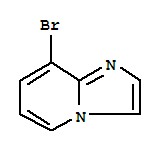8-溴-咪唑[1,2-A]吡啶结构式