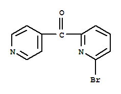 Structure of (6-BROMO-PYRIDIN-2-YL)-PYRIDIN-4-YL-METHANONE