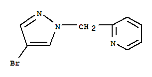 Structure of 2-(4-BROMO-PYRAZOL-1-YLMETHYL)-PYRIDINE