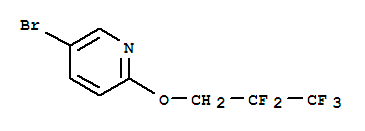 Structure of 5-BROMO-2-(2,2,3,3,3-PENTAFLUOROPROPOXY)PYRIDINE