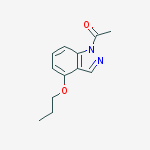 Structure of 1-(4-PROPOXY-1H-INDAZOL-1-YL)ETHANONE