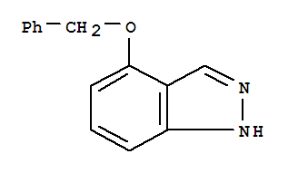 Structure of 4-(BENZYLOXY)-1H-INDAZOLE