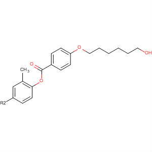 Structure of Benzoic acid, 4-[(6-hydroxyhexyl)oxy]-, 2-methyl-1,4-phenylene ester