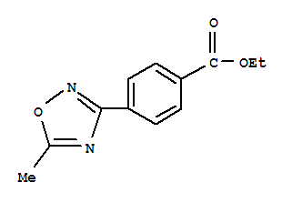 Structure of ETHYL 4-(5-METHYL-1,2,4-OXADIAZOL-3-YL)BENZOATE