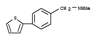 Structure of N-METHYL-N-(4-THIEN-2-YLBENZYL)AMINE