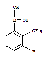Structure of 2-(TRIFLUOROMETHYL)-3-FLUORO-PHENYLBORONIC ACID