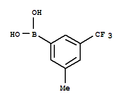 Structure of 3-(TRIFLUOROMETHYL)-5-METHYL-PHENYLBORONIC ACID