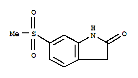 6-甲基磺酰吲哚酮结构式