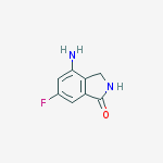 Structure of 4-Amino-6-fluoroisoindolin-1-one